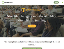 Tablet Screenshot of downlineministries.com